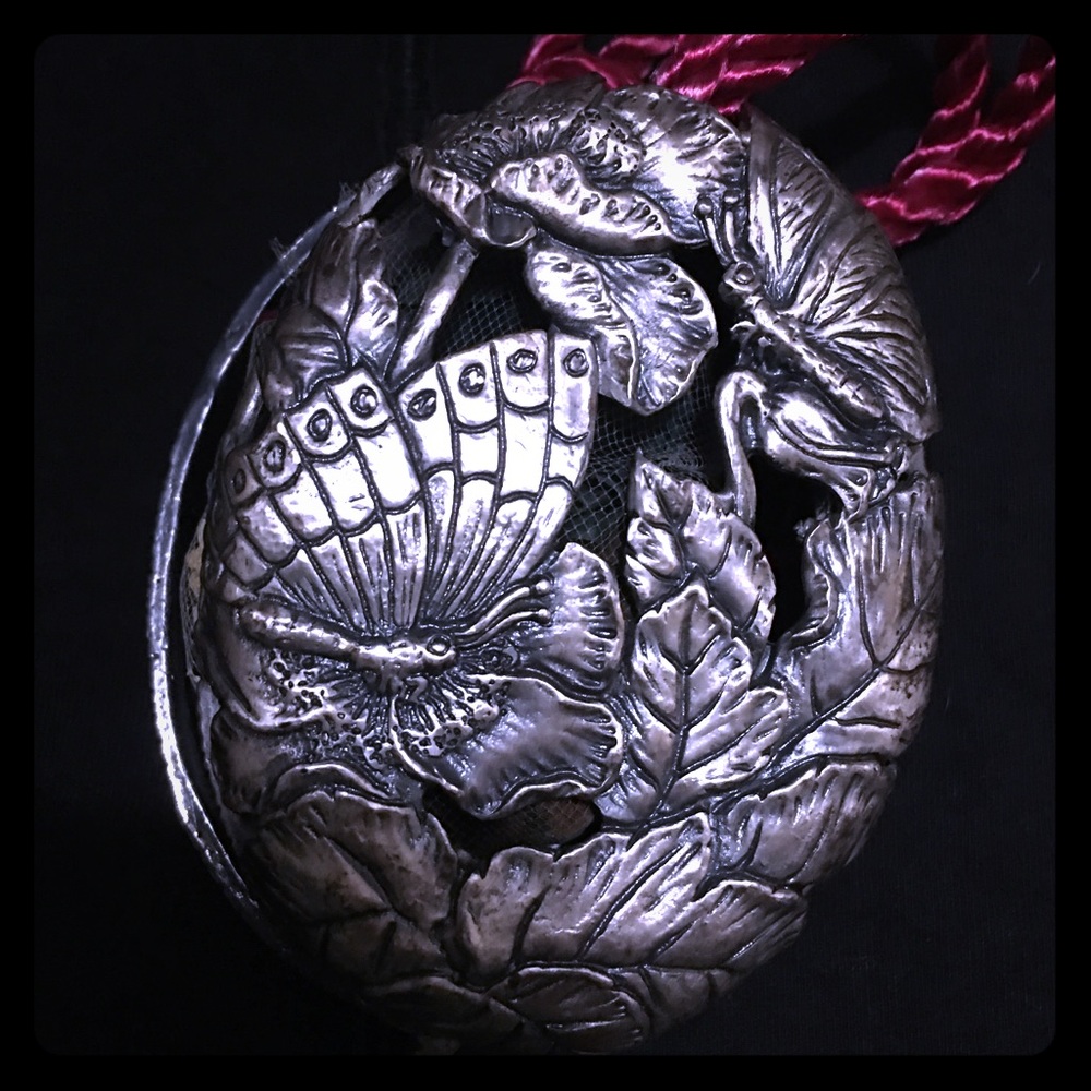 Beautiful silver plated potpourris decor